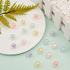 60Pcs 6 Colors Transparent Clear Acrylic Beads OACR-CJ0001-15-5