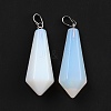 Synthetic Opalite Pointed Pendants G-I314-02P-25-2