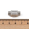 304 Stainless Steel Magnetic Clasps STAS-C127-18C-P-3