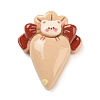 Bear Cream Bag Opaque Resin Decoden Cabochons X-CRES-Q220-05E-1