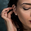 925 Sterling Silver Stud Earring Findings STER-DC0001-48-7