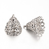 Alloy Pendant Bail Rhinestone Settings LS-PALLOY-S090-23P-LF-1