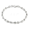 304 Stainless Steel Infinity Link Chain Bracelets for Women Men BJEW-F488-53A-P-4