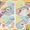 Flower Self Adhesive Computerized Embroidery Cloth Iron on/Sew on Patches PATC-GA0001-84B-3