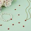 10Pcs Brass Enamel Pendants KK-HY0004-01-4