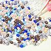 SUNNYCLUE 800Pcs 8 Colors 2-Hole Seed Beads SEED-SC0001-02-4