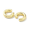 Rack Plating Brass Ring Cuff Earrings for Women X1-EJEW-H135-01G-02-2