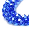 Electroplate Glass Bead Strands X-EGLA-R015-8mm-6-2
