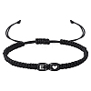 1Pc Adjustable Nylon Cord Braided Bracelets for Women Men BJEW-LP0001-31A-E-1