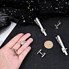 Alloy Cufflinks & Tie Clips Sets AJEW-WH0886-09B-3