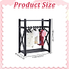 Plastic Mini Clothes Closet with Coat Hanger DOLL-WH0007-14B-2