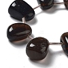 Natural Smoky Quartz Beads Strands G-P528-E09-01-3