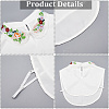 Detachable Polyester Embroidered Flower Collar AJEW-WH20006-242A-5