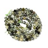 Natural Prehnite Beads Strands G-G189-D07-02-3