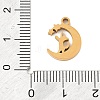 304 Stainless Steel Rhinestone Pendants RB-CBAB4B7-01F-G-3