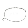 Alloy Crystal Rhinestone Horse Eye Link Waist Belly Chains for Women FS-WGBDEF7-01-4