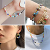 3 Strands 3 Styles Handmade Millefiori Glass Round Bead Strands LAMP-TA0002-68-7