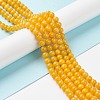 Natural Jade Round Bead Strands G-P070-29-8mm-4