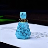 Synthetic Turquoise Perfume Bottles PW-WGACEC4-23-1