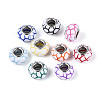 Acrylic Enamel European Beads GPDL-N006-01A-01-2