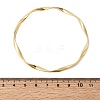 Twisted 304 Stainless Steel Bangles for Women BJEW-D408-06G-3