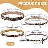 4Pcs 4 Styles PU Leather Hat Bands DIY-CA0007-96-2
