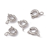 Non-Tarnish 201 Stainless Steel Spring Ring Clasps STAS-J401-LD022-6-3