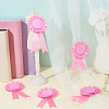 20Pcs Polyester Ribbon Brooches JEWB-CP0001-56A-4
