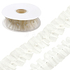 Polyester with Plastic Pearl Bead Wrinkle Ribbon OCOR-WH20003-63C-1