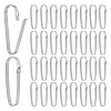 304 Stainless Steel Keychain Clasp Findings STAS-WH0072-03P-1