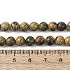 Natural Green Dragon Veins Beads Strands G-D098-A01-6mm-5