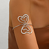 Iron Spiral Heart Upper Arm Cuff Bangles for Women WG31FC4-02-1