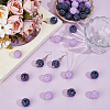40Pcs 2 Colors AB-Color Resin Rhinestone Beads RESI-PA0001-28-4