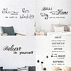 PVC Quotes Wall Sticker DIY-WH0200-002-6