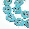 Dyed Synthetic Turquoise Beads Strands TURQ-T004-10-3