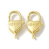 Brass Lobster Claw Clasps KK-F893-04G-1