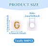 Opaque Acrylic Beads MACR-TAG0001-07G-4