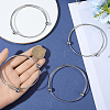 6Pcs 304 Stainless Steel Cuff Bangles Making MAK-BBC0001-21P-3