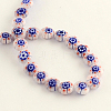 Handmade Millefiori Glass Beads Strands X-LK-R004-03F-2