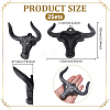 Cast Iron Door Hooks DIY-WH0750-121-3
