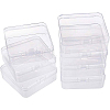 Transparent Plastic Bead Containers CON-BC0004-62-1
