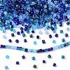 500Pcs Cube Glass Beads GLAA-YWC0005-01G-1