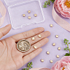 15Pcs Brass Beads SMFA-UN0001-01-2