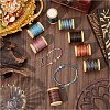 8 Rolls 8 Colors 12-Ply Polyester Thread Cord DIY-SP0003-80B-3