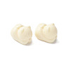 Natural Tagua Beads Jewelry Findings WOOD-V001-02-1