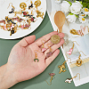 16 Pairs 16 Styles Alloy Enamel with Iron Dangle Earrings EJEW-HS00013-3