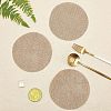 Linen Table Mat AJEW-FG0001-18-3