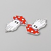 Halloween Printed Opaque Acrylic Pendants SACR-WH0006-23B-2