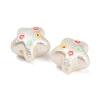 Textured Opaque Acrylic Beads AC-CBA36B6-09B-2