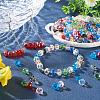 220Pcs 11 Colors Electroplate Glass Beads Strands EGLA-TA0013-52-7